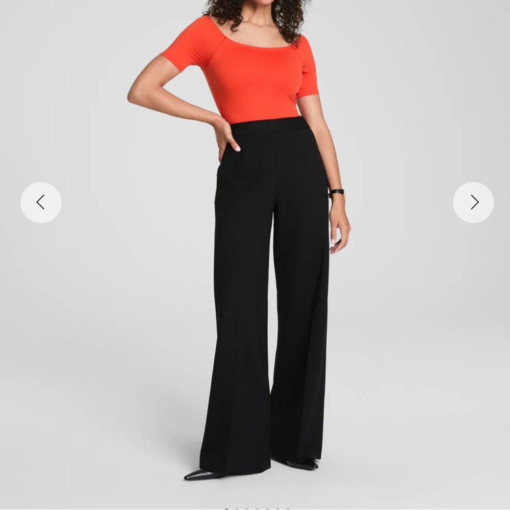 Spanx SPANXsupersmooth PerfectFit ponte wide leg pants